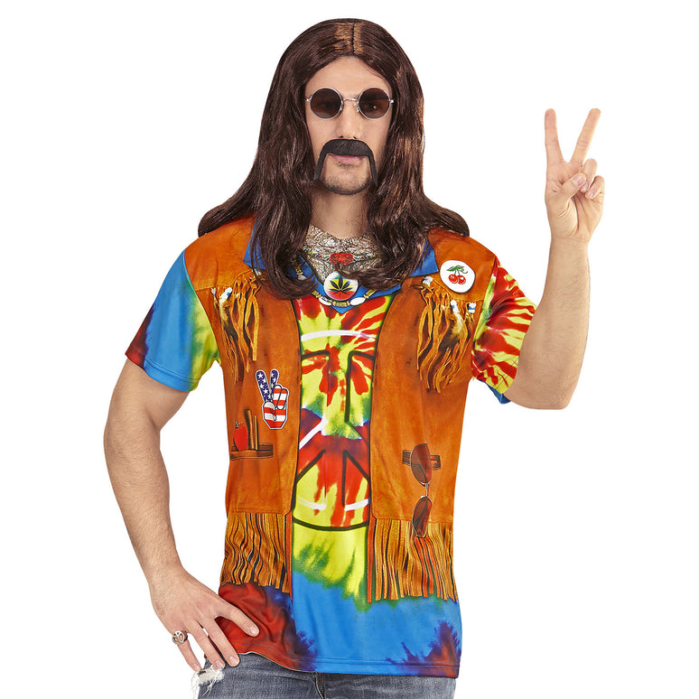 3D Hippie t-shirt man