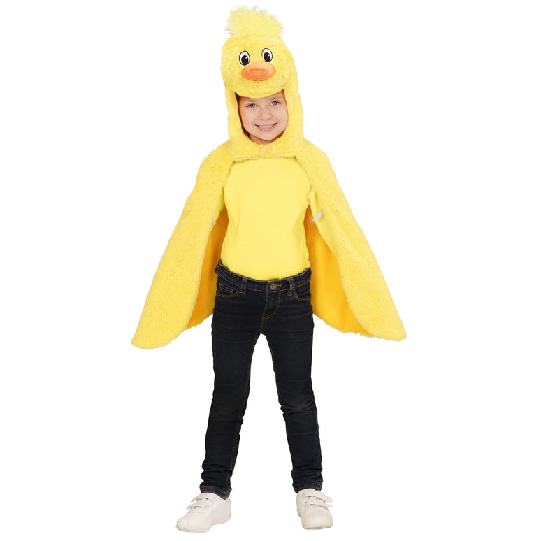 Gele kippen cape voor peuters