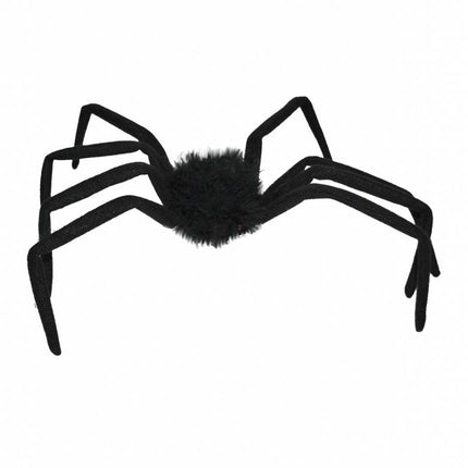 Griezel spin in zwart