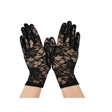 Handschoenen zwart lang