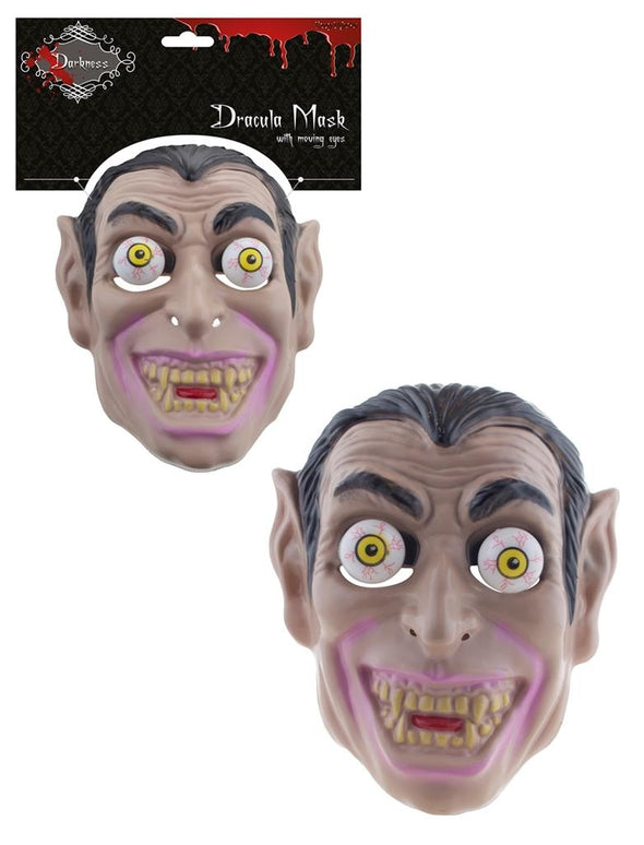 Dracula masker met bewegende ogen