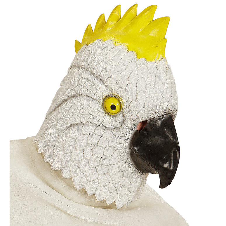 Kaketoe papegaai masker voor party's