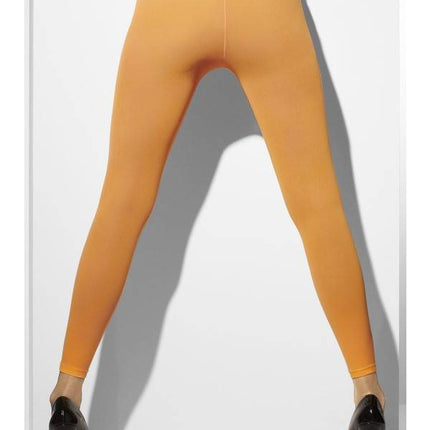 Fluor oranje legging dames