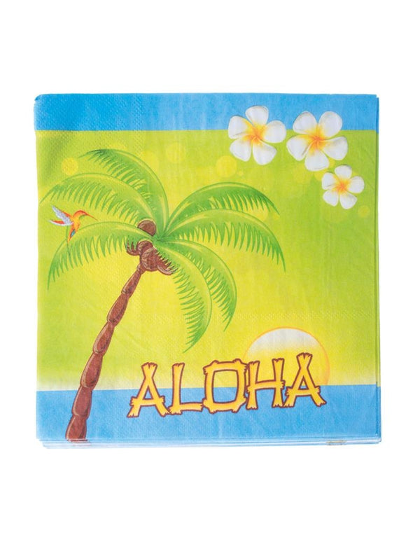 Set servetten Aloha feestje