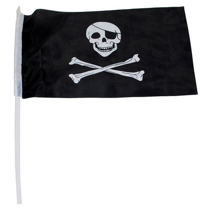Piratenvlag  met stok