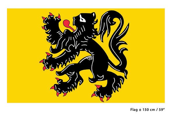Vlag Vlaamse leeuw