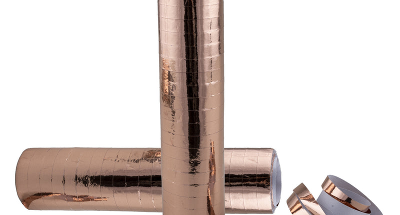 Funny Fashion 2 Rollen serpentine rosé goud
