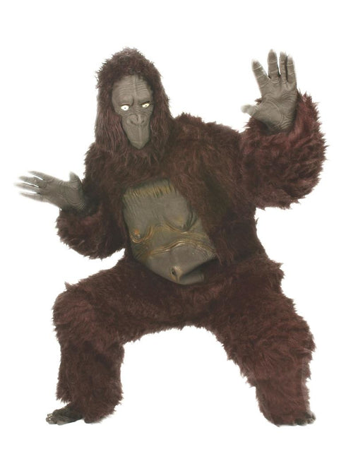 Funny Fashion Apen pak met buik pluche