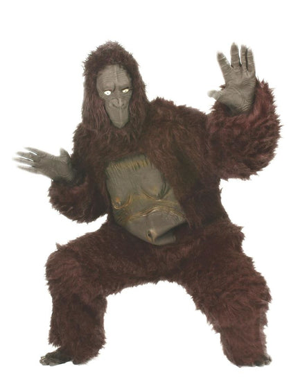 Funny Fashion Apen pak met buik pluche