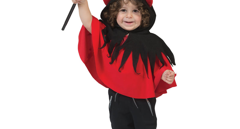 Funny Fashion Baby cape duivel pak Stijn