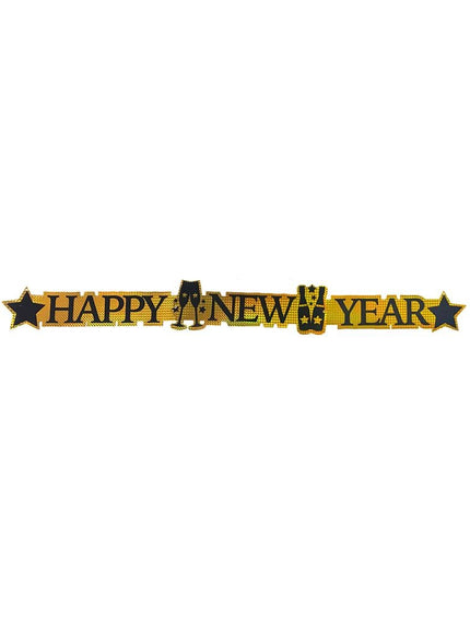 Funny Fashion Banner Happy New Year 113cm