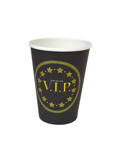 Funny Fashion Bekers 8 stuks VIP