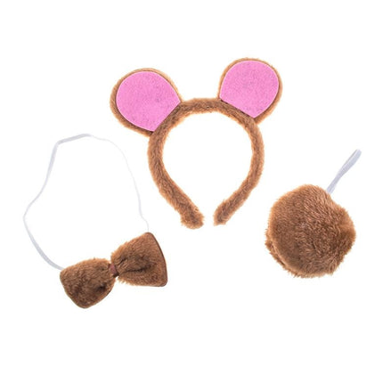 Funny Fashion Beren verkleed set Baloe 3-dlg