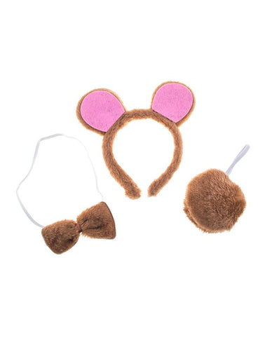 Funny Fashion Beren verkleed set Baloe 3-dlg