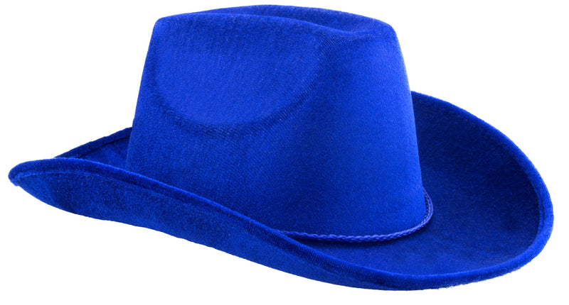 Funny Fashion Blauwe hoed rodeo