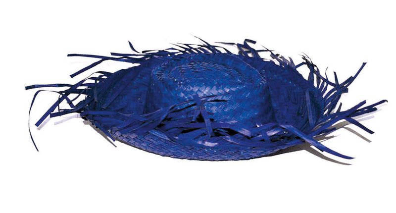 Funny Fashion Blauwe strohoed Aloha