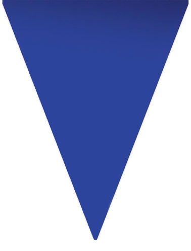 Funny Fashion Blauwe vlaggenlijn slinger 5mtr.