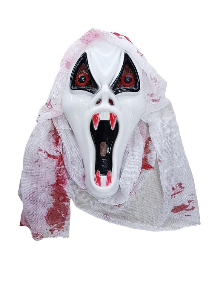 Ghost face scream masker Latex