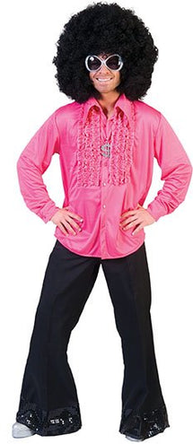 Funny Fashion Blouse rouche roze