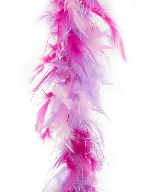 Funny Fashion Boa Roze/Paars/Zilver 2mtr