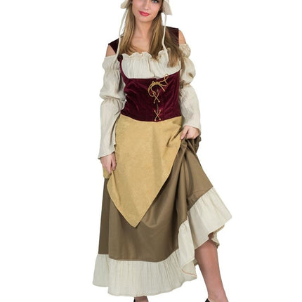 Funny Fashion Boerinnen kostuum Bertha