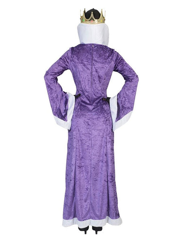 Funny Fashion Boze koningin kostuum paars