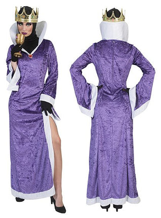 Funny Fashion Boze koningin kostuum paars