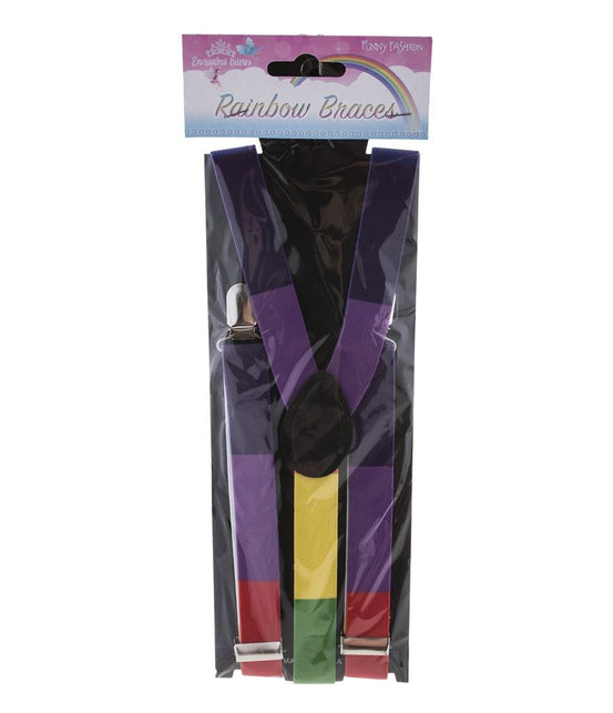Funny Fashion Bretellen regenboog