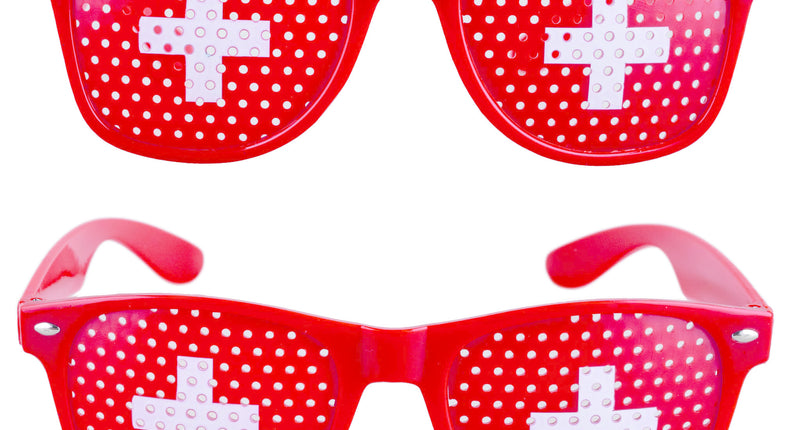 Funny Fashion Bril Zwitserland