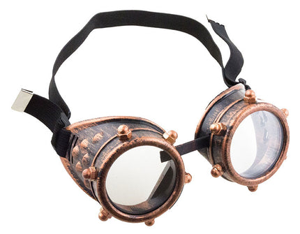 Funny Fashion Bronzen steampunk bril