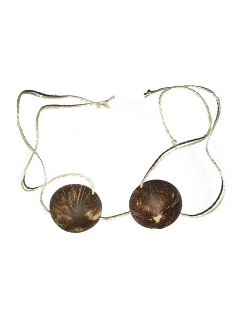 Funny Fashion Bruine kokosnoot bh hawai