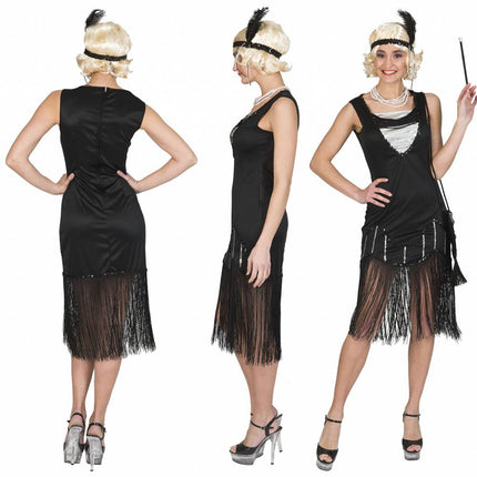 Funny Fashion Charleston jurkje Silver Smile dames