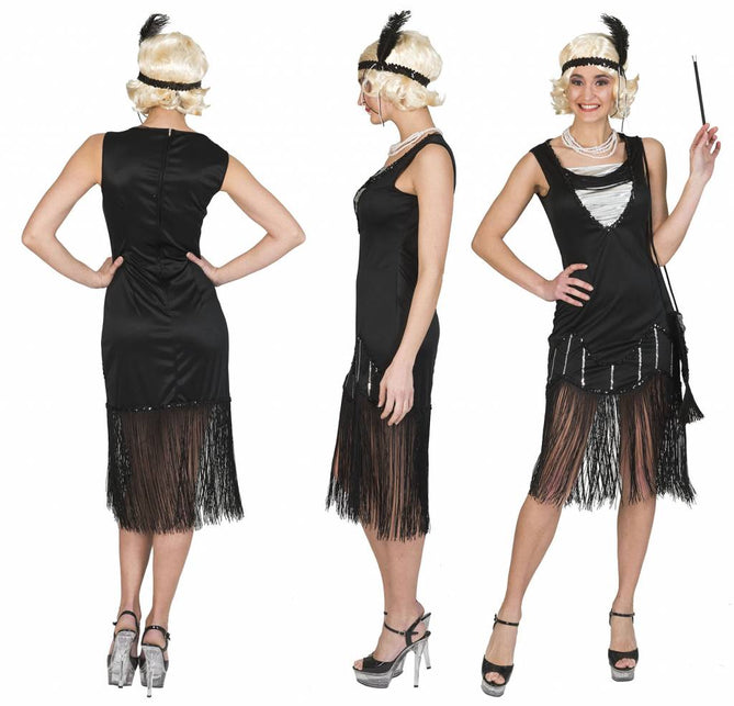 Funny Fashion Charleston jurkje Silver Smile dames