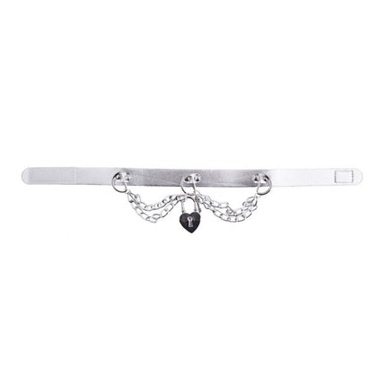 Funny Fashion Choker met slot gevangene