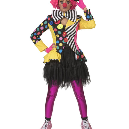 Funny Fashion Clown kostuum Belinda dames