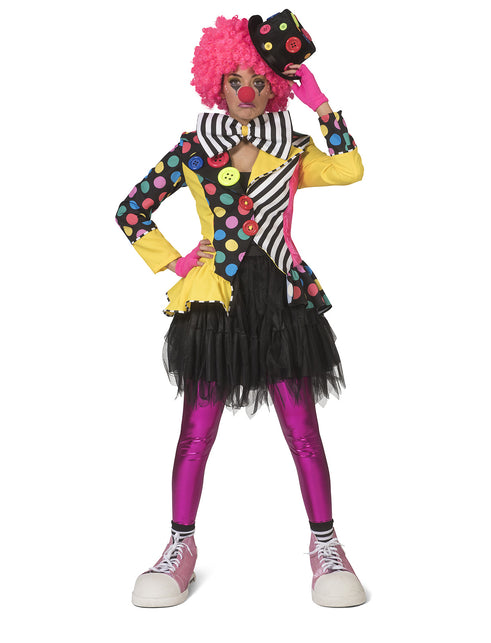 Funny Fashion Clown kostuum Belinda dames