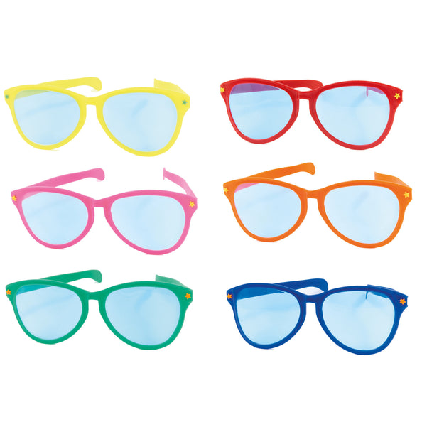 Funny Fashion Clownsbril grote glazen