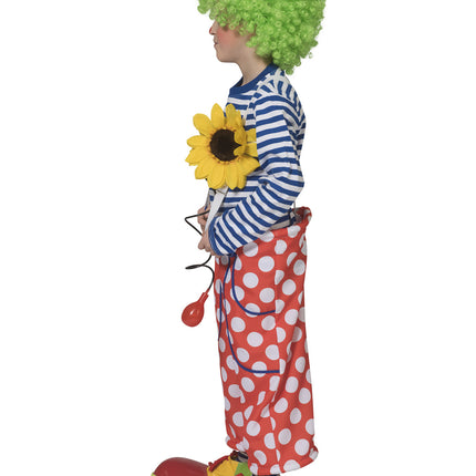 Funny Fashion Clownsbroek Bassie met dotten