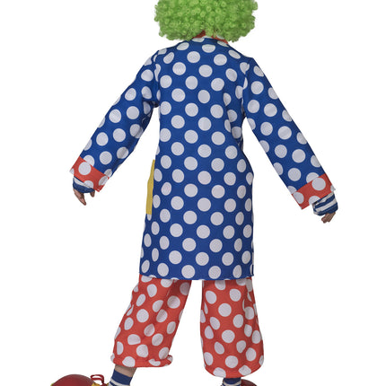 Funny Fashion Clownsjas kind  Carlo met bollen