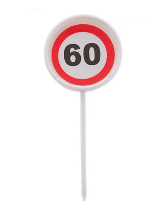 Funny Fashion Cocktail prikkers 60 jaar