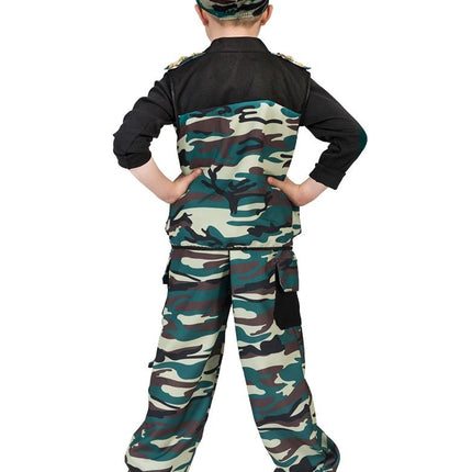 Funny Fashion Combat Trooper kostuum jongens
