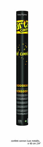 Funny Fashion Confetti kanon goud top kwaliteit 60cm