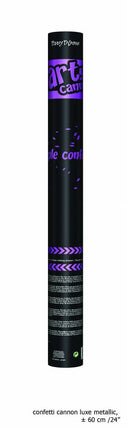 Funny Fashion Confetti kanon paars top kwaliteit 60cm