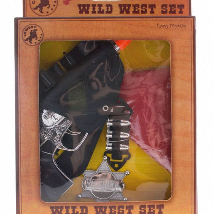 Funny Fashion Cowboy set Jesse 5-delig revolver