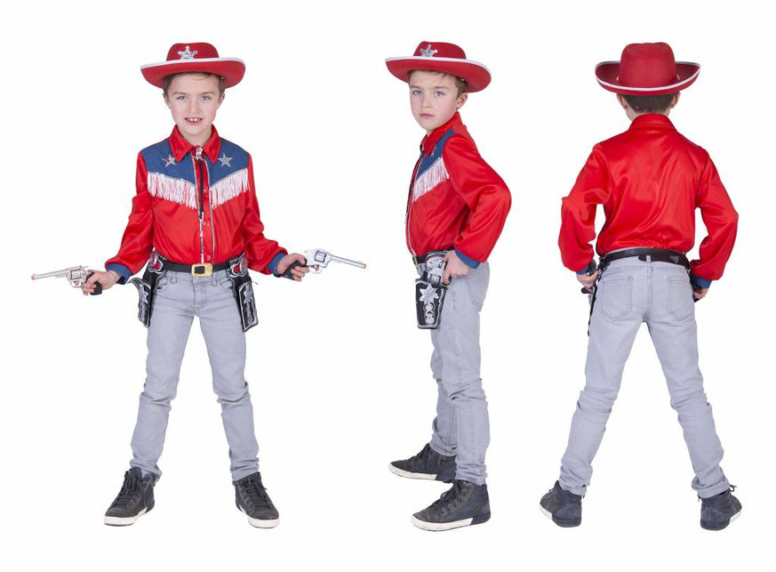 Funny Fashion Cowboy shirt Boy jongens