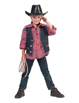 Funny Fashion Cowboy vestje Kees voor kinderen