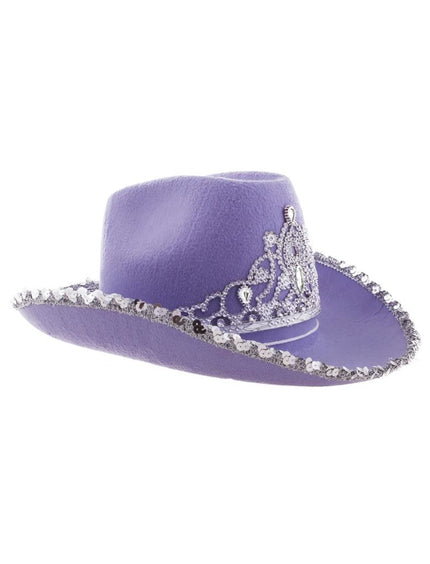 Funny Fashion Cowboyhoed met kroon diverse kleuren
