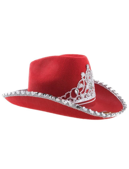 Funny Fashion Cowboyhoed met kroon diverse kleuren