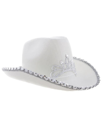 Funny Fashion Cowboyhoed met kroon diverse kleuren