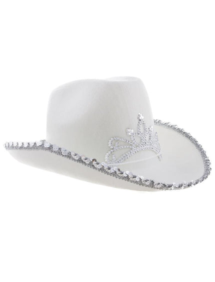 Funny Fashion Cowboyhoed met kroon diverse kleuren